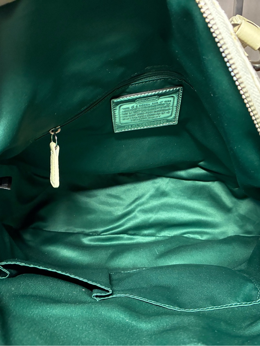 Coach Poppy Sequin Dome Satchel - Picture 6 of 8